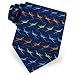 Single Engine Planes Tie by Oak Hill Neckwear - Navy blue Silk