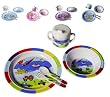 Bieco 04000142 - Kinder Ess- Set, bunte Fahrzeuge, 5- teilig