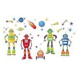 Lot 26 Studio 3D GlowPuff Robot Wall Decal Kit