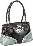 Poodlebags GERMAN COUTURE island Norderney black 310811FB, Damen Henkeltaschen, Schwarz (black), 32x12x18 cm (B x H x T) 51XXoDmUVoL. SL160 Poodlebags GERMAN COUTURE island Norderney black 310811FB, Damen Henkeltaschen, Schwarz (black), 32x12x18 cm (B x H x T)