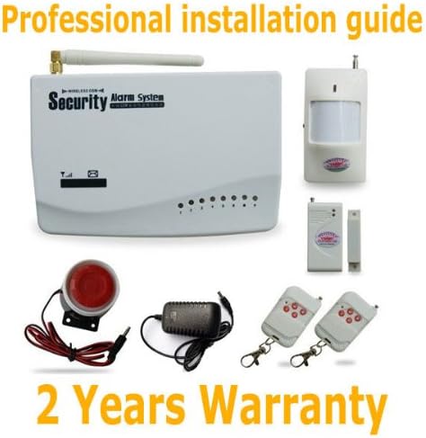 GSM Wireless Intelligent Home Security Burglar Alarm System + Auto Dialing 2 Years Warranty