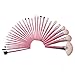 Glow 30 makeup brushes set (30 makeup brush set, Pink)