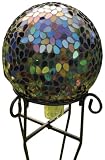 Bird Brain 10501066 Gazing Ball, Tear Drop Mosaic, Blue Multi