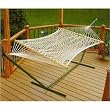 Chambers Island 2-Point Double Cotton Rope Hammock