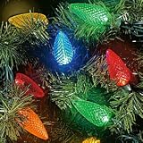 Review Brookstone  / C9 Jumbo LED Christmas Tree Lights, Multi-Colored