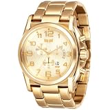 Vestal De Novo High Frequency Collection Casual Watches - Gold/Gold/Gold/Brushed / One Size Fits All