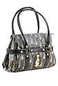 Christian Audigier CA Monogram Double Handle Tote Bag