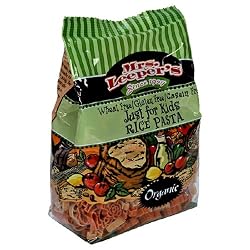 Mrs. Leeper's Pasta Organic, Rice Shapes For Kids, 12-Ounce Bags (Pack of 12)