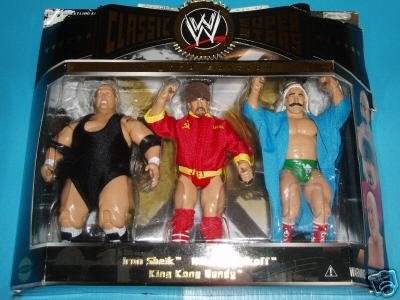 WWE King Kong Bundy, Iron Shiek, and Nikolai Volkoff Classic Superstars 3 Pack