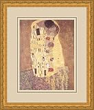 The Kiss by Gustav Klimt - Framed Artwork