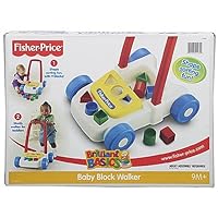 Fisher Price Brilliant Basics Block Cart Walker