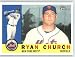 Ryan Church / New York Mets - 2009 Topps Heritage Card # 180 - MLB Baseball Trading Card in Screwdown!