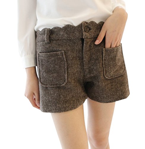 【ARINCO】 スタイル アップ 美シルエット レディース ショート パンツ シンプル カジュアル 3カラー 大きい サイズ S M L XL XXL