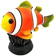Hand Painted Glass Clown Fish Accent Lamp Nemo