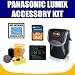 Replacement Battery for Panasonic Lumix DMC-TZ1, DMC-TZ2, DMC-TZ3, DMC-TZ4, DMC-TZ5 + Accessory Kit with Exclusive FREE Complimentary Super Deal Micro Fiber Lens Cleaning Cloth