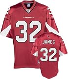 Men`s Arizona Cardinals #32 James Edgerrin Team Replica Jersey - XL