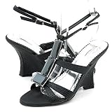Wild Rose Idea46 Wedges 7 Black