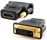Importer520 New Gold Plated HDMI Female to DVI-D Male Video Adaptor