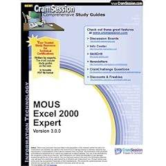 CramSession's MOS Excel 2000 Expert : Certification Study Guide