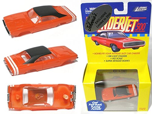 Johnny Lightning Thunder Jet 500 - HO Scale - Pull Back Action - 1968 Dodge Charger