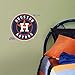 MLB Houston Astros Teammate Fathead Logo Decal, 11 x 11-inches