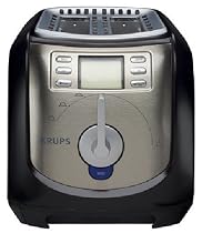 Krups FEM3B 2-Slice Digital Toaster, Black and Stainless Steel