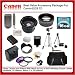 Best Value Accessory Package For Canon EOS 7D includes: 16GB Hi Speed Error Free Memory Card, Hi Speed Card Reader, Extended Life Battery & Charger, Hard Flower lens Hood, 0.5x Professional Wide Angle Lens , 2X Telephoto Lens, 50 Inch tripod, Digital Video Flash, Flash Diffuser and More...THIS LENS WILL ATTACH TO ANY OF THE FOLLOWING PENTAX LENSES 18-55mm, 50-200mm