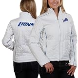 Detroit Lions Women's Bombshell White Full-Zip Jacket