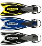 Cressi Frog Plus Open Heel Scuba Diving Fins, (Powerfull Comfortable Flippers Scuba Dive Gear)