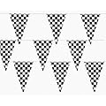 100 Ft Nascar Daytona Checkered Flag Banner Black White Pennant Car Racing Party