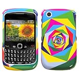 Pop Square Phone Protector Cover for RIM BlackBerry 8520 (Curve), RIM Black ....