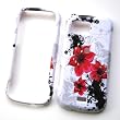 Samsung Mythic A897 AT&T Snap-on Protector Hard Case Image Cover Artistic Red Flowers