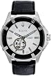 Stainless Steel Skeleton Window Automatic Silver Tone Dial Strap