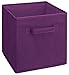 ClosetMaid 11469 Cubeicals Fabric Drawer, Purple, 2-Pack