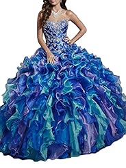  Corset   Waistline Sweetheart   Ball Gown Quinceanera Dress  With Rhinestones