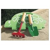 The Rumford Gardener Turtle Kneeler with 2 Tools #RK1018 by The Rumford Gardener
