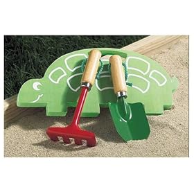 The Rumford Gardener Turtle Kneeler with 2 Tools #RK1018 from Garden Tillers
