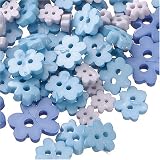 Eigenschaften KnorrPrandell / Gütermann / KnorrPrandell 2217253 - Knöpfe Blütenmix blau, 7g/Dose