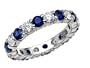 2.75 cttw Karina B(tm) Genuine Sapphire Eternity Band LIFETIME WARRANTY