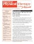 Outpatient Physical Therapy Coding Alert