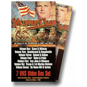 Uncommon Valor - The Story of U.S. Marines in WWII and Korea [VHS]