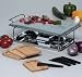 Gourmet-Grill 66510 mit Steinplatte 32x19 cm, Rechaud, Gestell und Pastenbrenner