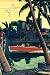 Art Poster, 28 ft. Speedster (Dodge Boats) - 18.75 x 27.5