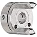 Ruland MJC25-8-A Jaw Coupling Hub, Clamp Style, Polished Aluminum, 8mm Bore, 25.4mm OD, 35.3mm Length