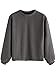 ROMWE Women's Pullover Sweater Long Sleeve Ribbed Sweater Top