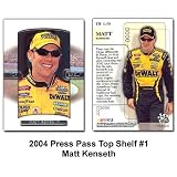 Press Pass Top Shelf '04 Matt Kenseth Card