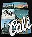 Monond PDTXCLS Aeiniwer California Republic Cali Venice Men's T-Shirt - (Large) - Black