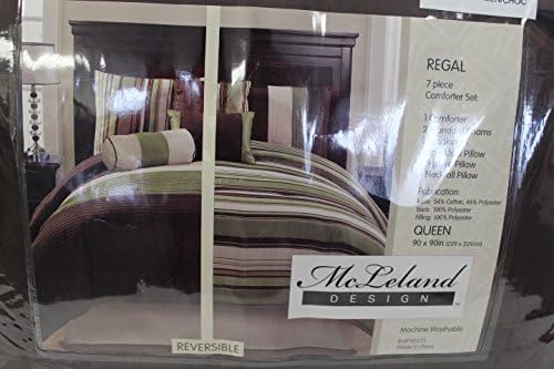 Mc Leland Design Regal 7 Piece Comforter Set Queen 90x90in