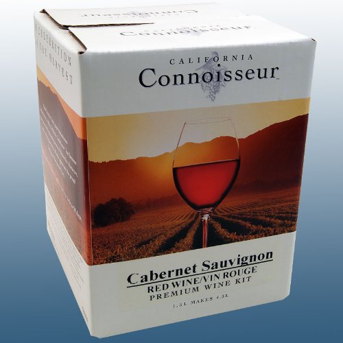 Home Brew & Wine Making Red Wine Ingredient Kit - California Connoisseur - Cabernet Sauvignon 6 Bottle