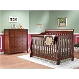 IMAGE OF Sorelle 2 Piece Elite Tuscany 4-1 Crib & 4 Drawer Dresser Set
